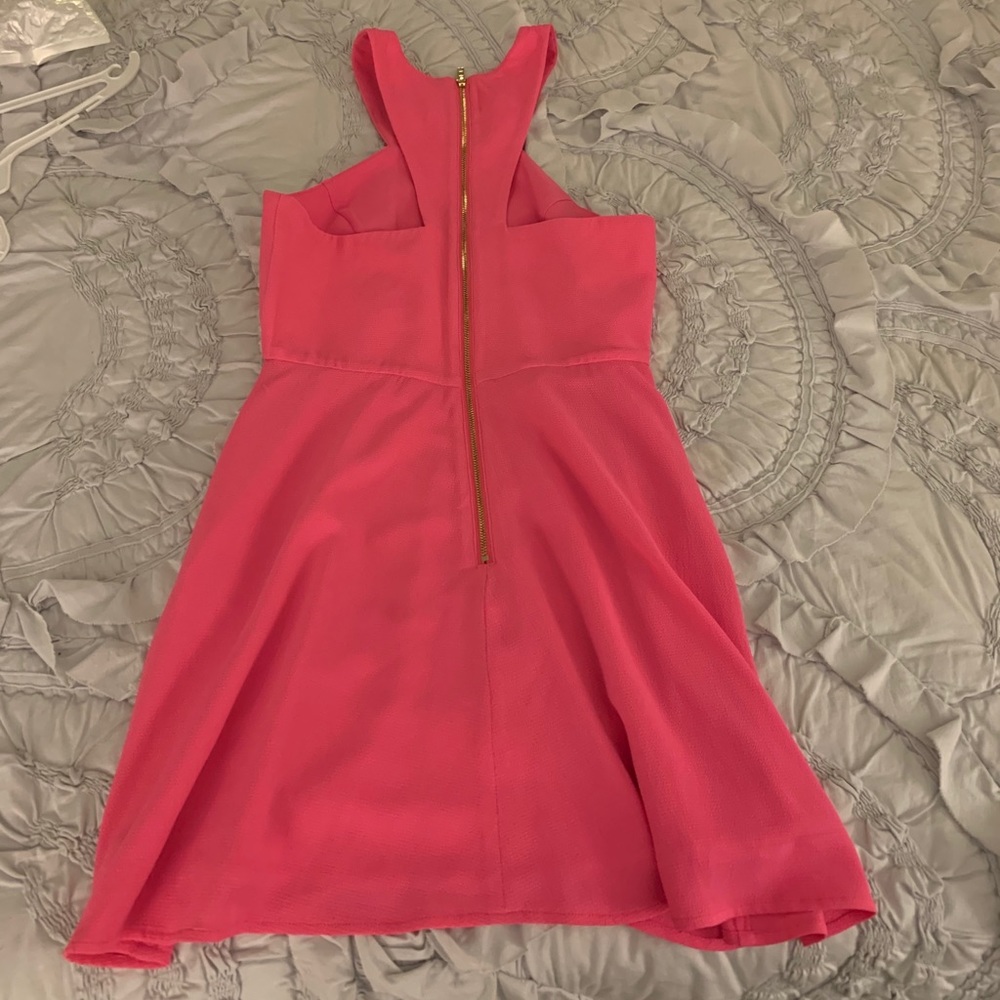 NBD X Naven Twins Skater Dress in pink - Picture 4 of 4